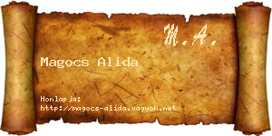 Magocs Alida névjegykártya